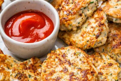 Thumbnail for High Protein Chicken + Zucchini Fritters