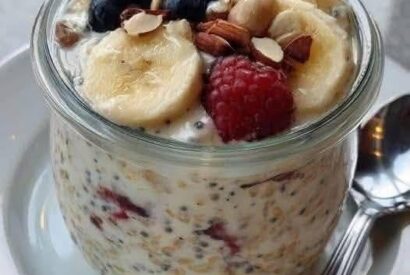 Thumbnail for Creamy Berry Banana Overnight