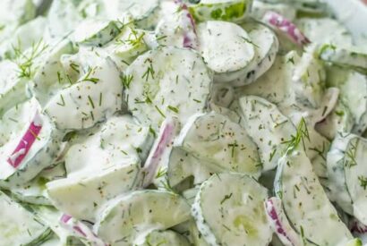 Thumbnail for Creamy Cucumber Salad