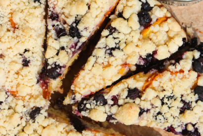 Thumbnail for Peach Blueberry Cake