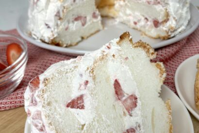 Thumbnail for Strawberry Angel Food Cake Recipe