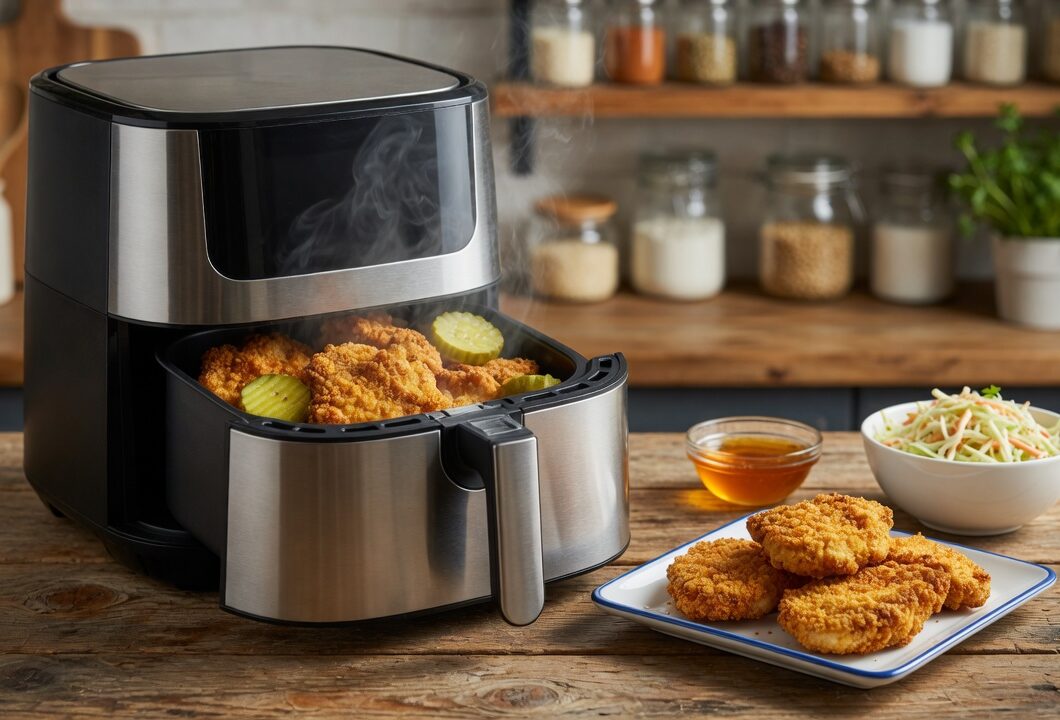 Crispy Air Fryer Buttermilk Fried Chicken