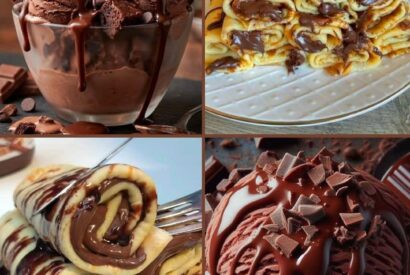 Thumbnail for Chocolate Crepes with Homemade Chocolate Ice Cream