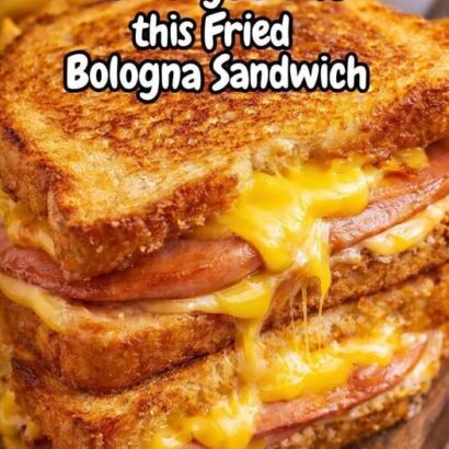 Fried Bologna Sandwich