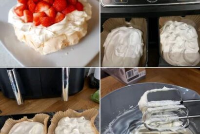 Thumbnail for Air fryer Vanilla Berry Pavlova