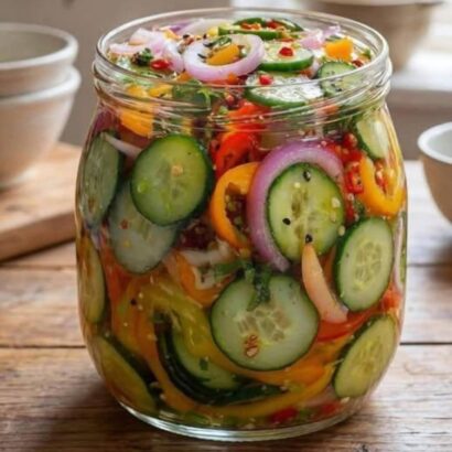 Classic Pickled Vegetable Slaw