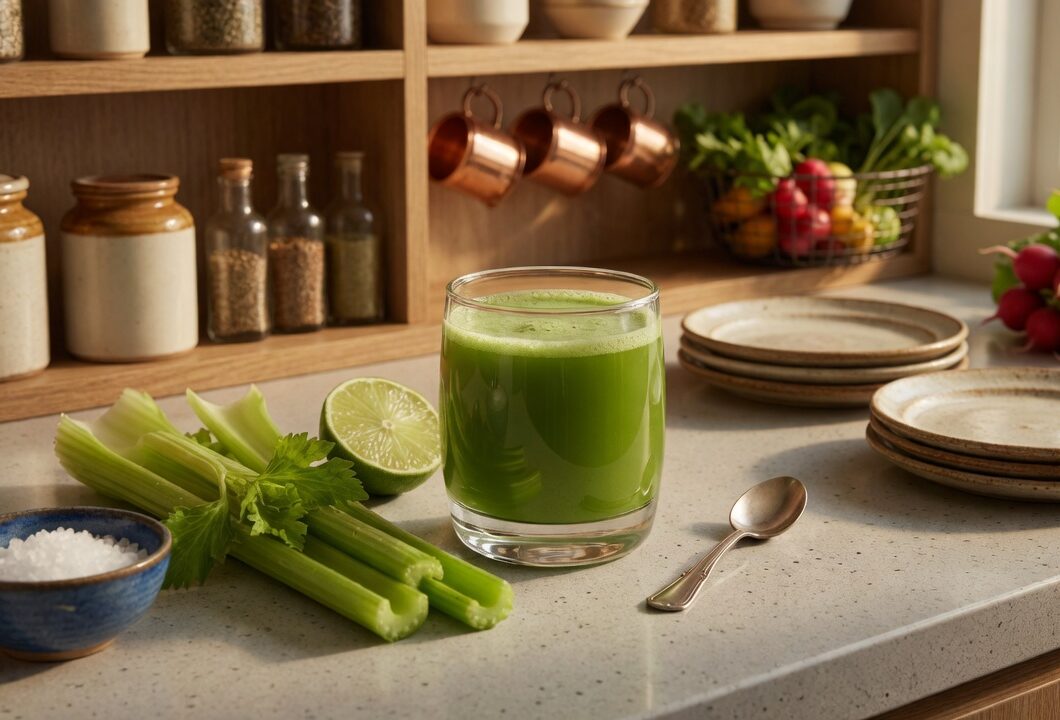 Refreshing  Fresh Celery Detox Juice