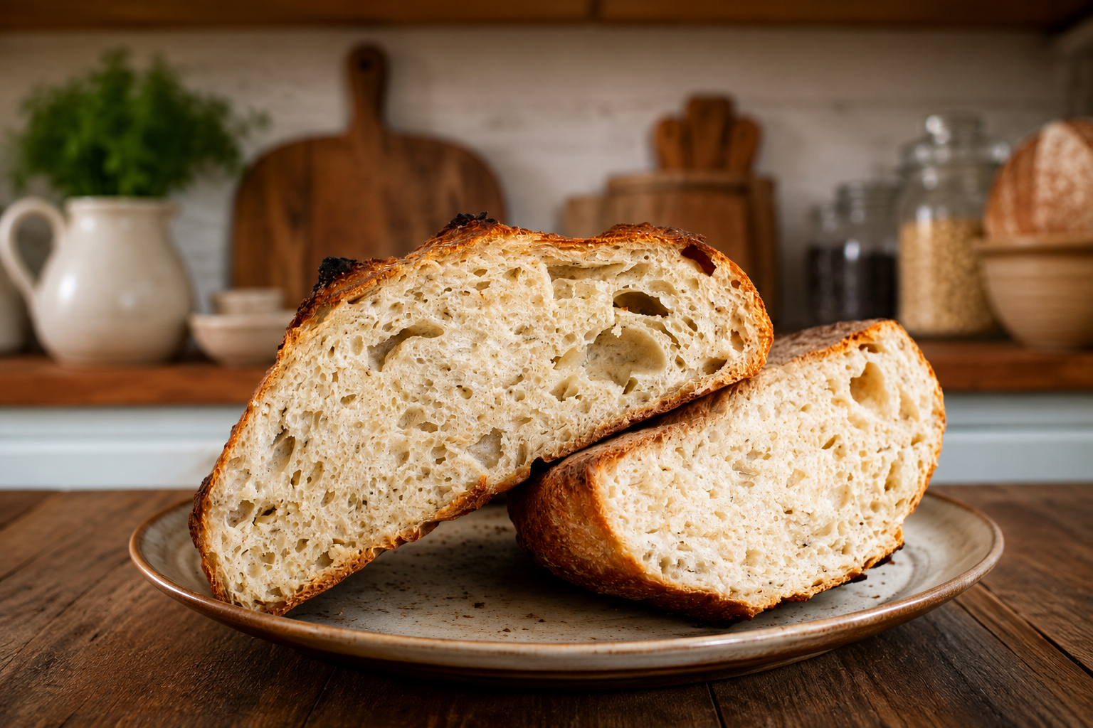 Roasted Garlic Rosemary Sourdough