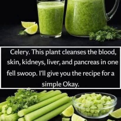 Refreshing  Fresh Celery Detox Juice