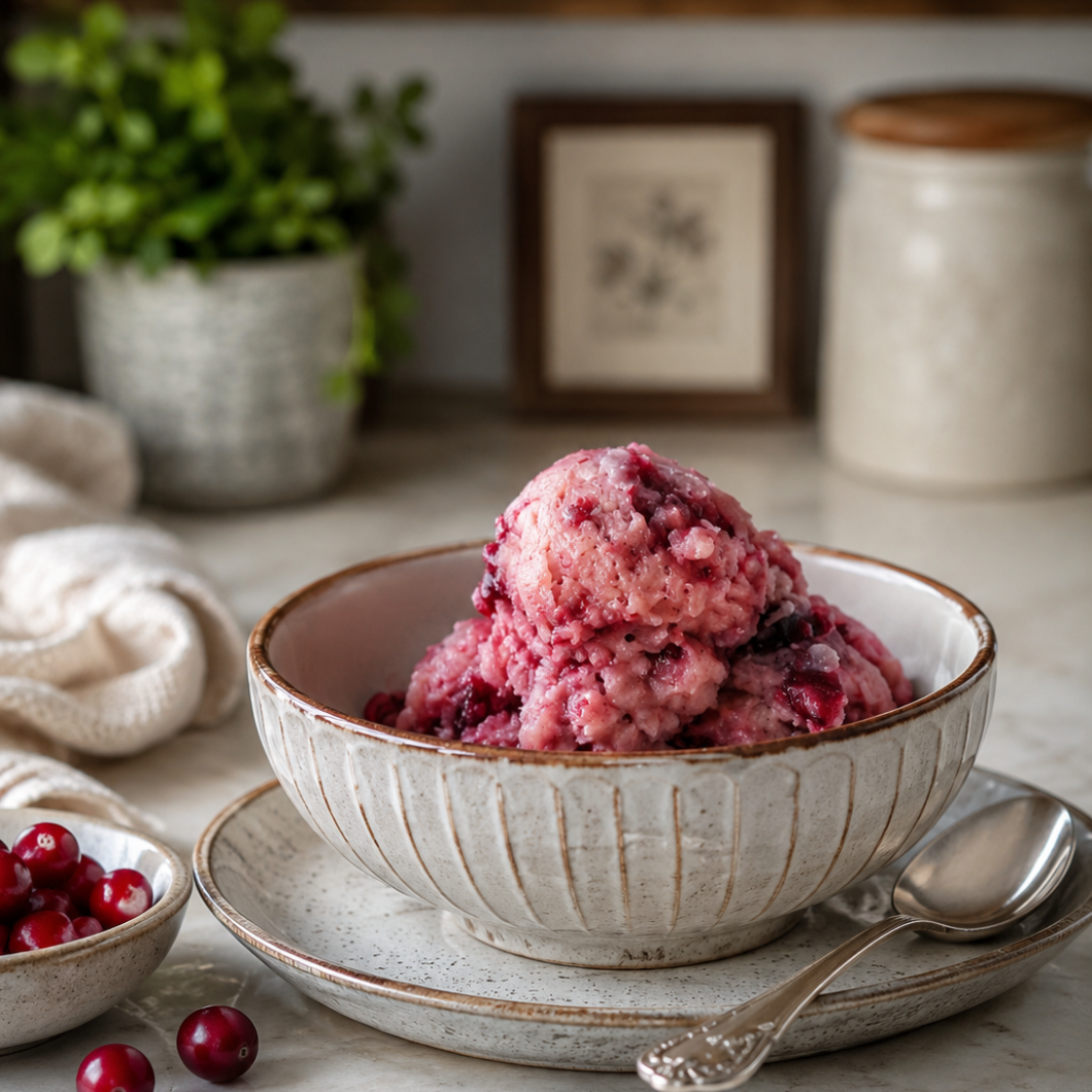 frozen yogurt cranberry swirl bites