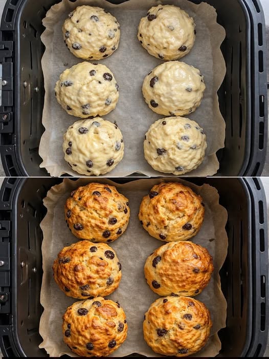 Air fryer Fruit Scones