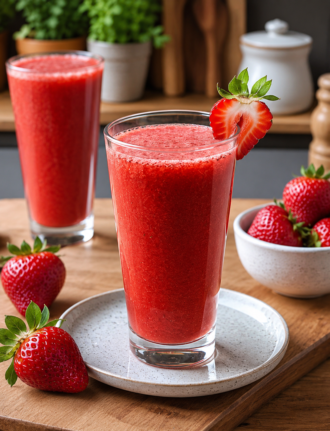 Healthy Strawberry Juice Recipe