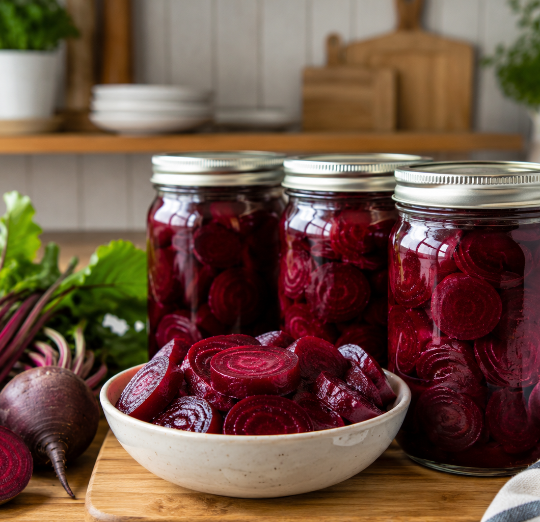 Sweet & Tangy Pickled Beets